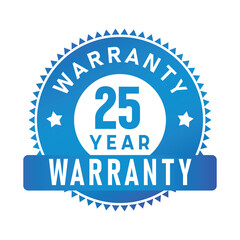 25 Year Warranty | Warranty | Icon | Vector