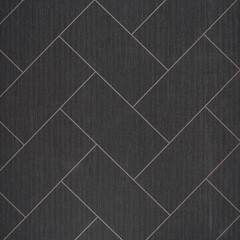 Dark Grey Herringbone Tile Texture with Fabric Look - High-Resolution Swatch for Interior Design and Architectural Projects