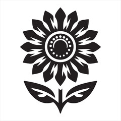 Sunflower Vector art illustration