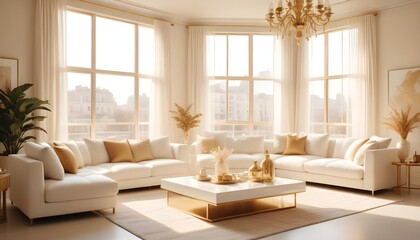 Photo interior modern design room 3d illustration