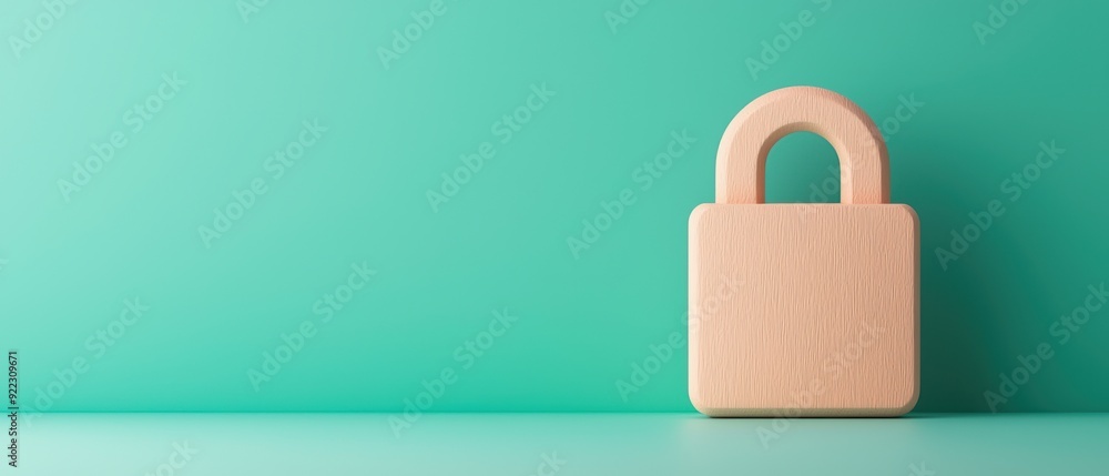 Poster secure ecommerce platform concept art with authentication, futuristic , copy space, quality