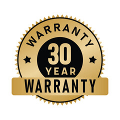 30 Year Warranty | Warranty | Icon | Vector