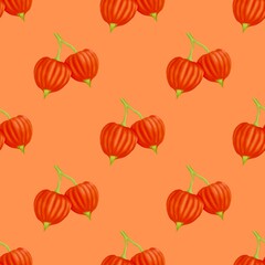 seamless background with flowers 