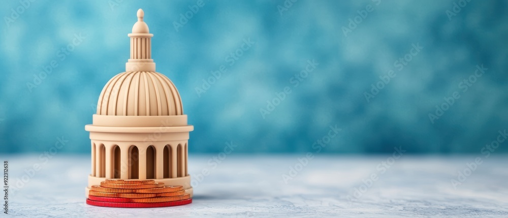 Poster advancing secure authentication: government initiative with copy space,