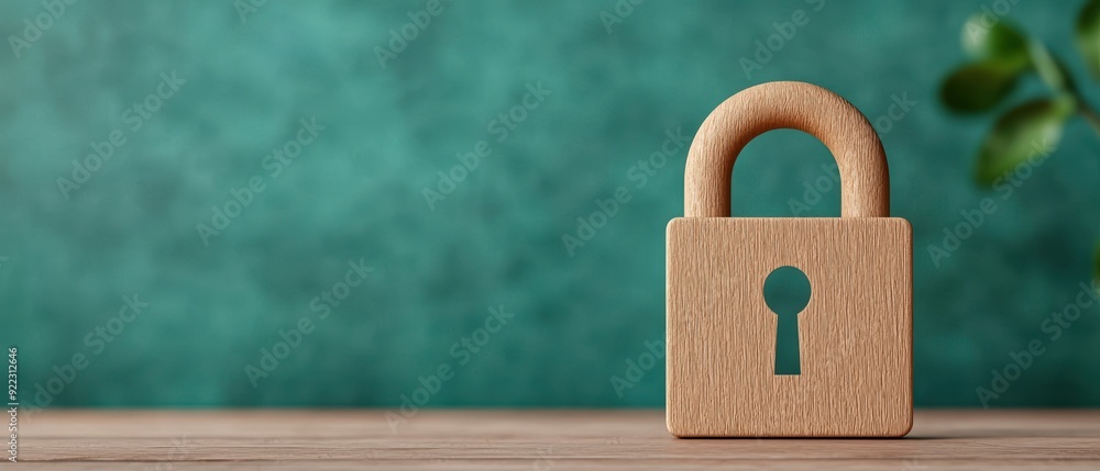 Poster advancing government initiative on secure authentication standards - with copy space