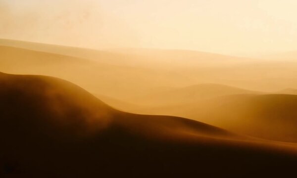 3d view of sand storm