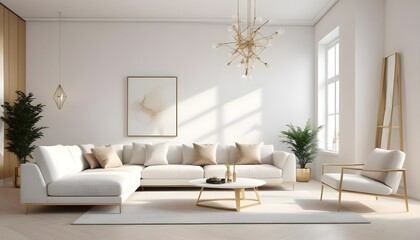 Photo interior modern design room 3d illustration