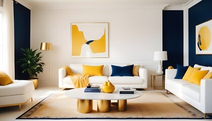 Photo interior modern design room 3d illustration