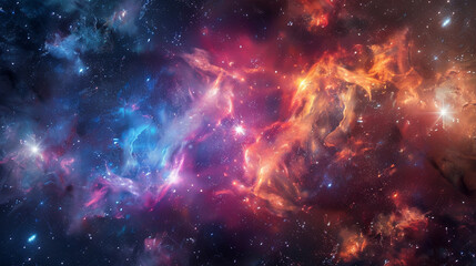 Fototapeta premium nebula with space