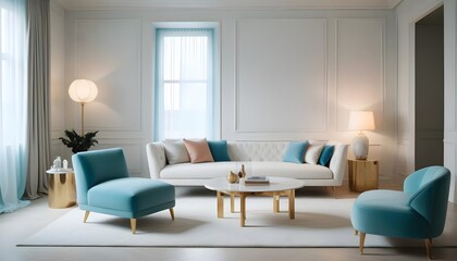 Photo interior modern design room 3d illustration