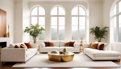 Photo interior modern design room 3d illustration