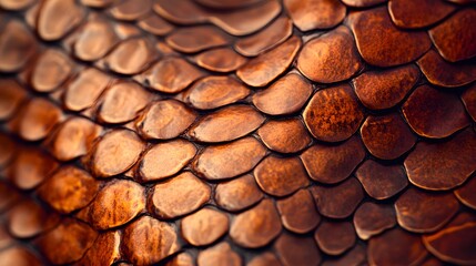 Close-up of the snake skin texture as background.