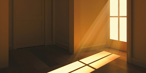 A safehouse, every surface covered in shadows, offering shelter to those who wish to hide from the world.