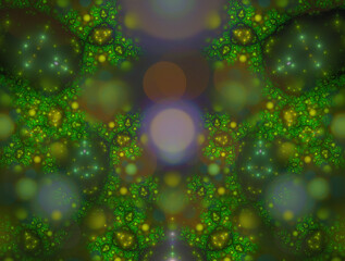Imaginatory fractal abstract background Image