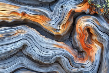 Abstract colorful lines creating chaotic wave like patterns for artistic texture