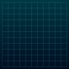 Hud grid game panel. Graph with dots, lines. Digital screen interface display, electronic grid for futuristic user system.GUI digital hi tech visor backdrop template