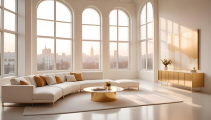 Photo interior modern design room 3d illustration