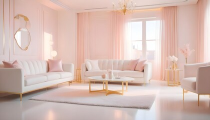 Photo interior modern design room 3d illustration