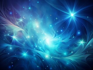 Fototapeta premium Vibrant dark azure blue abstract background with subtle gradient effect and soft, wispy texture, evoking a sense of mystery and celestial wonder.