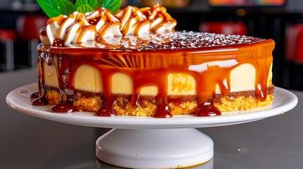 Decadent banoffee pie, caramel layers, no shadows, no text on picture, no logo, no signature, no human body, no people, no plants, 