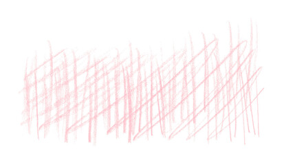 Pink pencil lines on transparent background.
