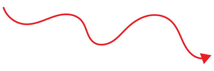 Straight long arrow vector icon. arrow icon isolated on white background.