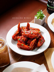 Sriracha Chicken Wings