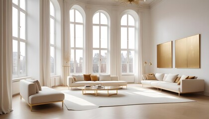 Photo interior modern design room 3d illustration