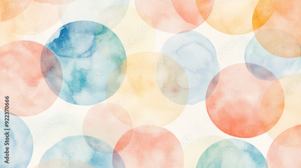 Poster watercolor background creating a colorful and abstract design