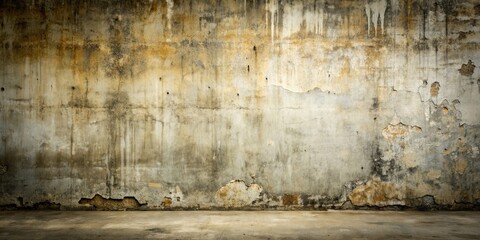 Fototapeta premium Grunge of old concrete wall background, concrete, aged, weathered, texture, urban, rough, worn, deteriorated, pattern
