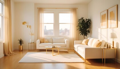 Photo interior modern design room 3d illustration