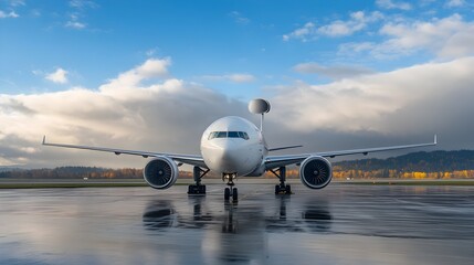 Cutting-edge Connectivity in Commercial Aviation with Visible Satellite Dish