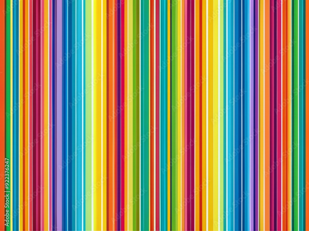 Poster vibrant abstract background features multicolor striped seamless pattern, ideal for web design, pres