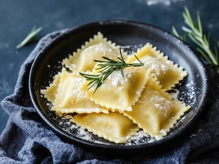 Ravioli with Rosemary