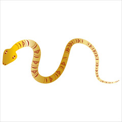 Naklejka premium Chinese 2025 New Year Zodiac Asia Snake