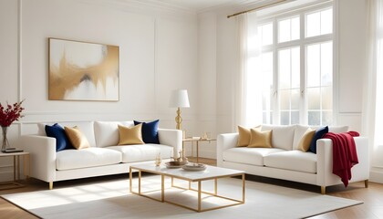 Photo interior modern design room 3d illustration