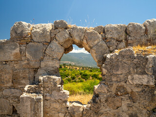Ancient City of Xanthos, Roman ruins in Turkey