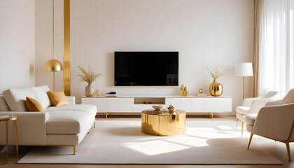 Photo interior modern design room 3d illustration
