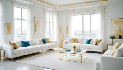 Photo interior modern design room 3d illustration