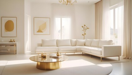 Photo interior modern design room 3d illustration