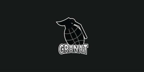 Premium vector grenade creative design