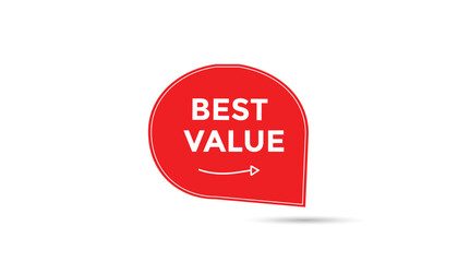 Best value button web banner templates. Vector Illustration 
