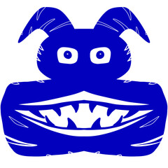 blue monster