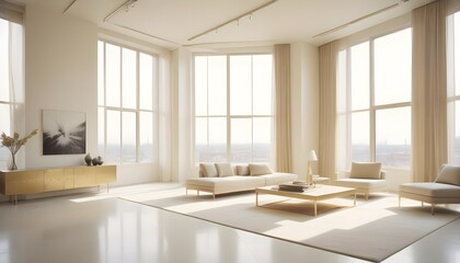 Obraz premium Photo interior modern design room 3d illustration