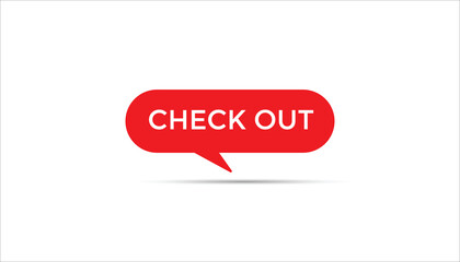 Check out button web banner templates. Vector Illustration 