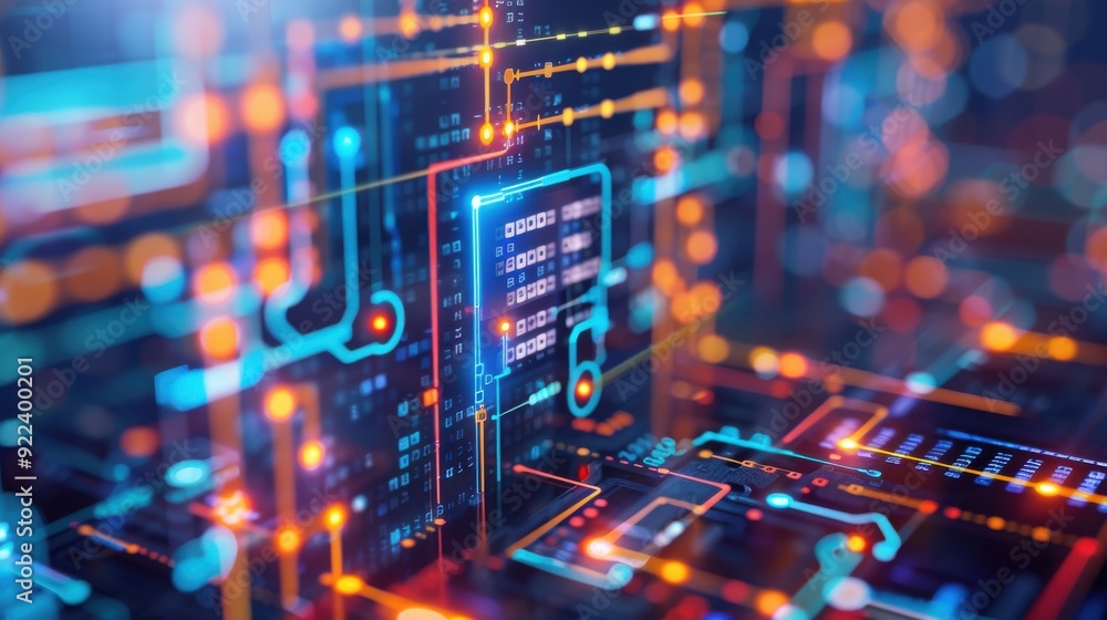 Aufkleber autonomous organizations with blockchain-based operations, self-governing and advanced.