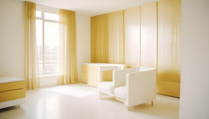Photo interior modern design room 3d illustration