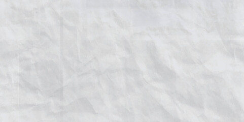 White paper crumpled texture. White wrinkled paper texture. Grunge concrete wall. Vintage blank wallpaper. panorama grunge wrinkly paper texture background, crumpled pattern texture. Top view.