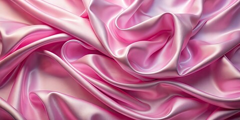 Obraz premium Pink silk background with elegant and smooth texture , silk, pink, background, texture, luxurious, elegant, soft, fabric