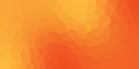 Low Polygonal Computation Art background illustration. orange geometric triangle low poly style gradient graphic background, vector clear template for business design. new template for your business